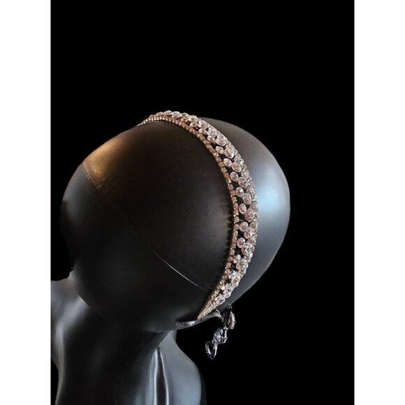 Wide Silver/Crystal Hair Accessory main image 4